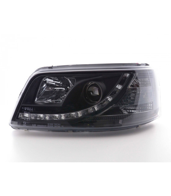 Phares - Phare Daylight LED look DRL bus VW type T5 03-09 noir…