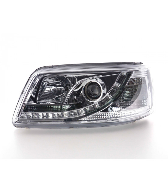 Phares - Phare Daylight LED look DRL VW Bus type T5 03-09 chrome…