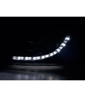 Phares - Phare Daylight LED look DRL bus VW type T5 03-09 noir…