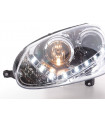 Phares - Phare Daylight LED feux de jour VW Golf 5 type 1K 03-08 chrome…