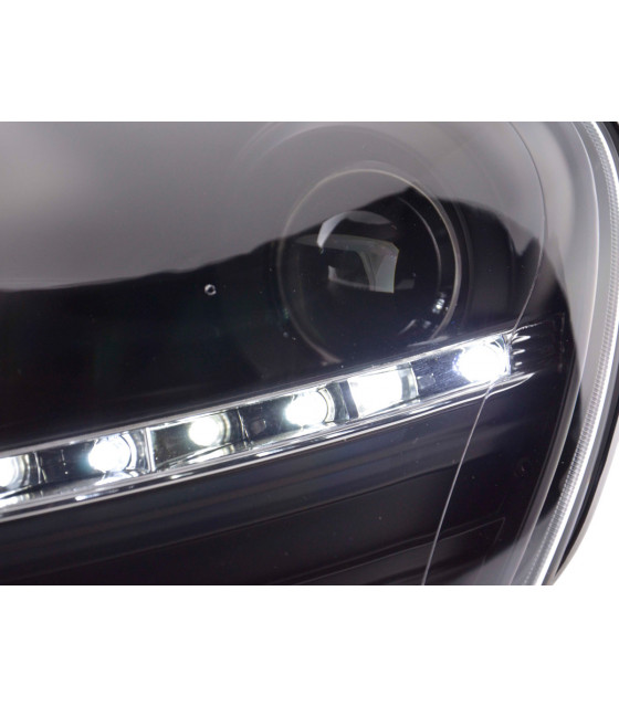 Phares - Phare Daylight LED feux de jour VW Golf 5 type 1K 03-08 noir…