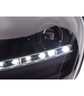 Phares - Phare Daylight LED feux de jour VW Golf 5 type 1K 03-08 noir…