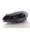 Phares - Phare Daylight LED feux de jour VW Golf 6 type 1K 08- noir…