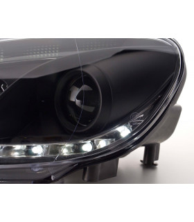 Phares - Phare Daylight LED feux de jour VW Golf 6 type 1K 08- noir…