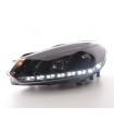 Phares - Phare Daylight LED feux de jour VW Golf 6 type 1K 08- noir…