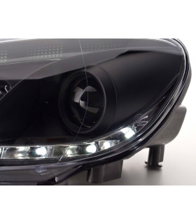 Phares - Phare Daylight LED feux de jour VW Golf 6 type 1K 08- noir…