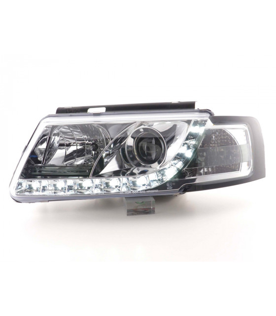 Phares - Phare Daylight LED feux de jour VW Passat type 3B 97-00 chrome…