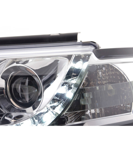 Phares - Phare Daylight LED feux de jour VW Passat type 3B 97-00 chrome…