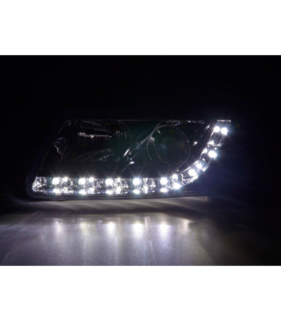 Phares - Phare Daylight LED DRL look VW Passat type 3B 97-00 chrome…