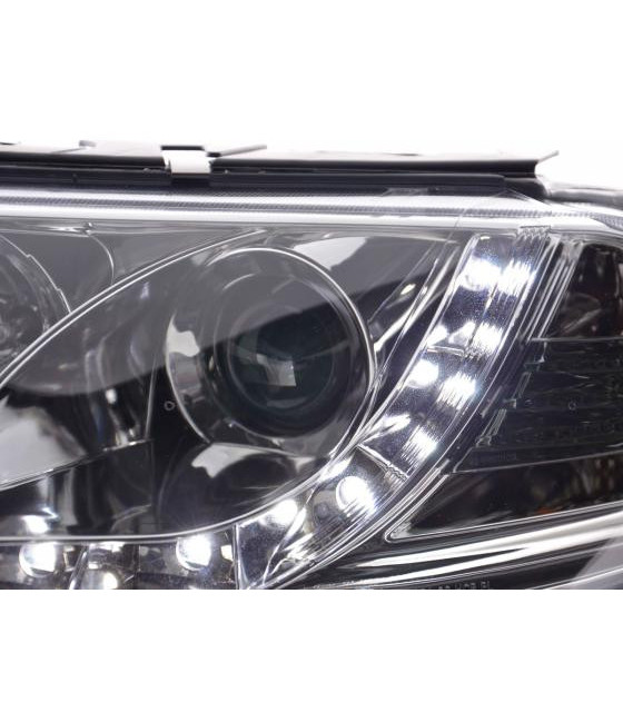 Phares - Phare Daylight LED DRL look VW Passat type 3BG 00-05 chrome…