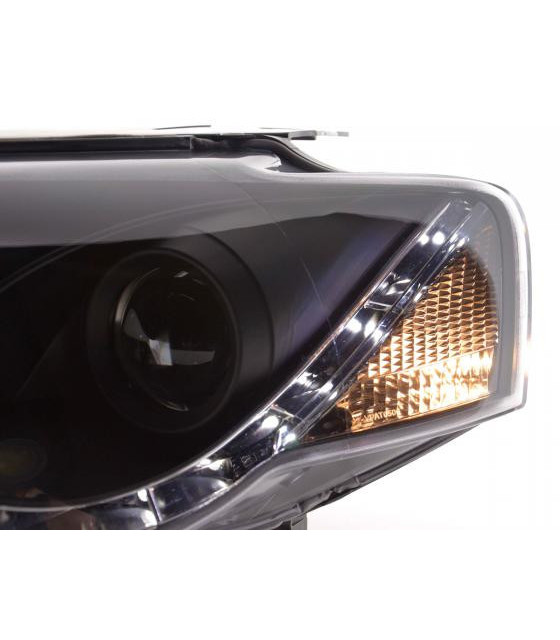 Phares - Phare Daylight LED DRL look VW Passat type 3C 05- noir…