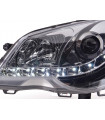 Phares - Phare Daylight LED DRL look VW Polo type 9N3 05-09 chrome…