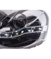 Phares - Phare Daylight LED DRL look VW Polo type 9N3 05-09 chrome…