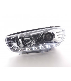 Phares - Phare Daylight LED DRL look VW Scirocco 3 Type 13 08- chromé…