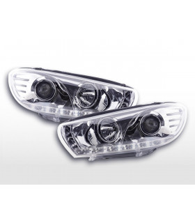 Phares - Phare avant LED DRL look VW Scirocco 3 Type 13 08-14 chromé…