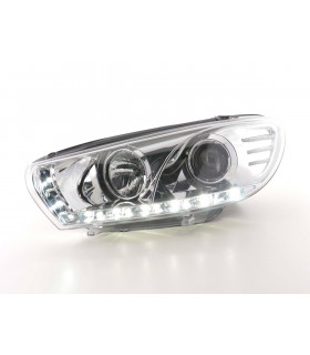 Phares - Phares Daylight LED feux de jour VW Scirocco 3 type 13 chrome…