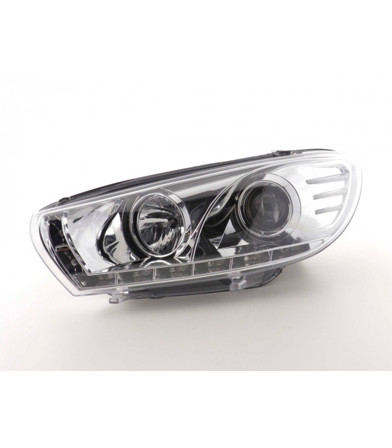 Phares - Phares Daylight LED feux de jour VW Scirocco 3 type 13 chrome…