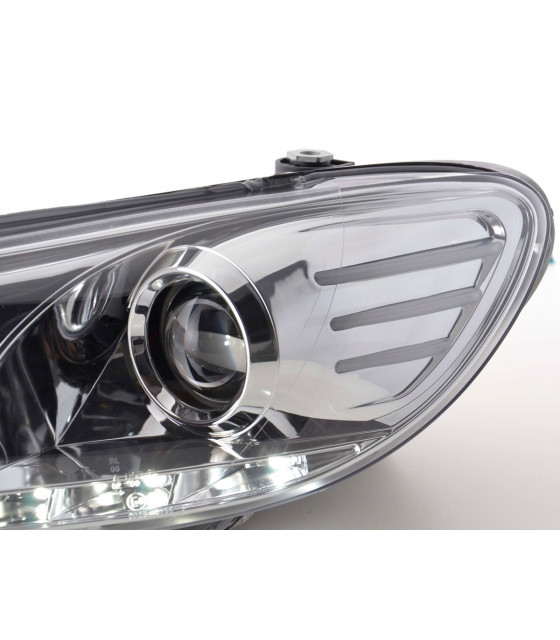 Phares - Phares Daylight LED feux de jour VW Scirocco 3 type 13 chrome…