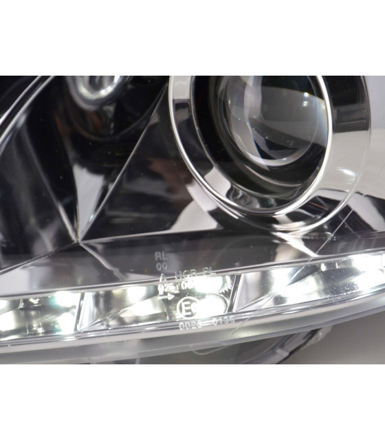 Phares - Phares Daylight LED feux de jour VW Scirocco 3 type 13 chrome…