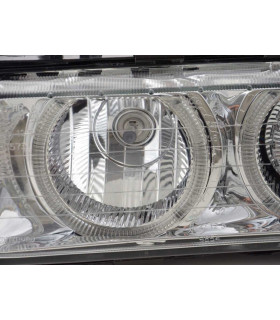 Phares - Phares angel eyes BMW 3er Limo type E36 92-98 chrome…