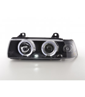 Phares - Phare avant BMW Série 3 Limo type E36 92-98 noir…