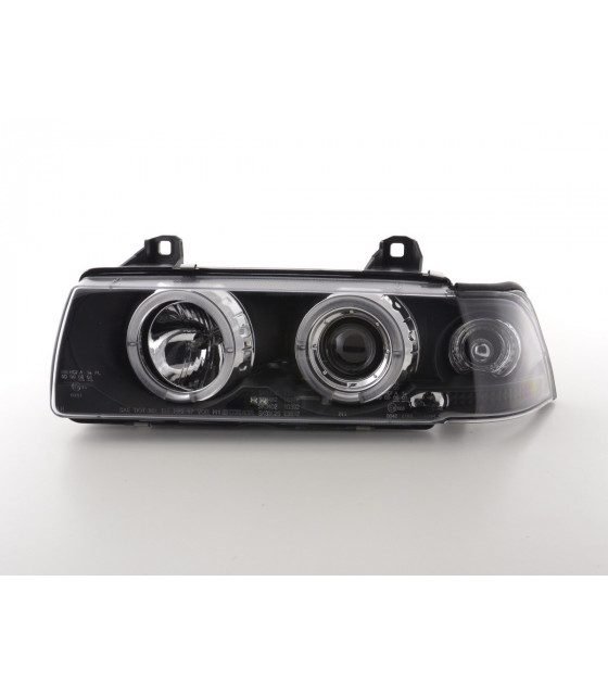 Phares - Phare avant BMW Série 3 Limo type E36 92-98 noir…