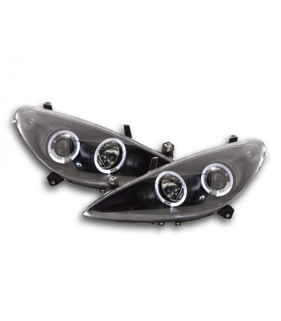 Phares - Phare avant Peugeot 307 01-06 noir…