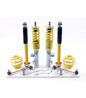 Suspension hélicoïdale - Kit combinés filetés FK suspension sport VW Polo 9N