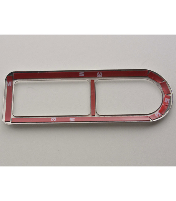 Autres - Cadre de poignée de porte chromé intérieur VW Polo type 9N 01-05 acier