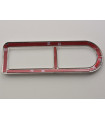 Autres - Cadre de poignée de porte chromé intérieur VW Polo type 9N 01-05 acier