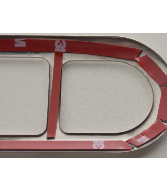 Autres - Cadre de poignée de porte chromé intérieur VW Polo type 9N 01-05 acier