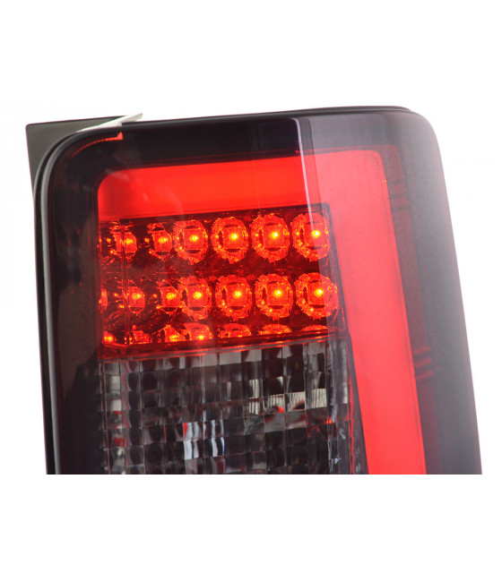 Feux arrières - Kit feux arrières LED Lightbar VW Caddy 2K 03-15 rouge / fumée…