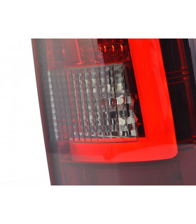 Feux arrières - Kit feux arrières LED Lightbar VW Caddy 2K 03-15 rouge / fumée…