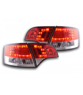 Feux arrières - Kit feux arrières à LED Audi A4 Avant type 8E 04-08 rouge /