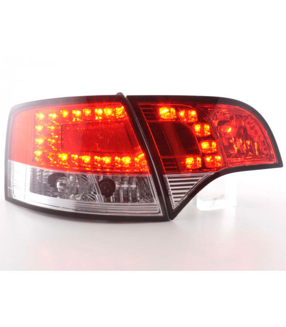 Feux arrières - Kit feux arrières à LED Audi A4 Avant type 8E 04-08 rouge /