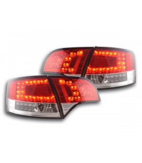 Feux arrières - Kit feux arrières à LED Audi A4 Avant type 8E 04-08 rouge /