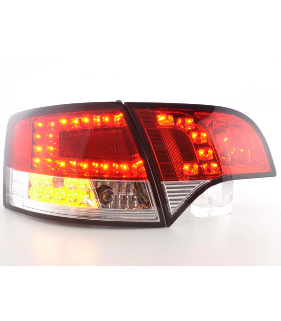 Feux arrières - Kit feux arrières à LED Audi A4 Avant type 8E 04-08 rouge /