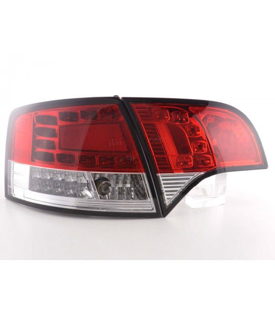 Feux arrières - Kit feux arrières à LED Audi A4 Avant type 8E 04-08 rouge /