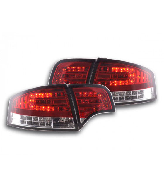 Feux arrières - Kit feux arrières à LED Audi A4 berline type 8E 04-07 rouge /