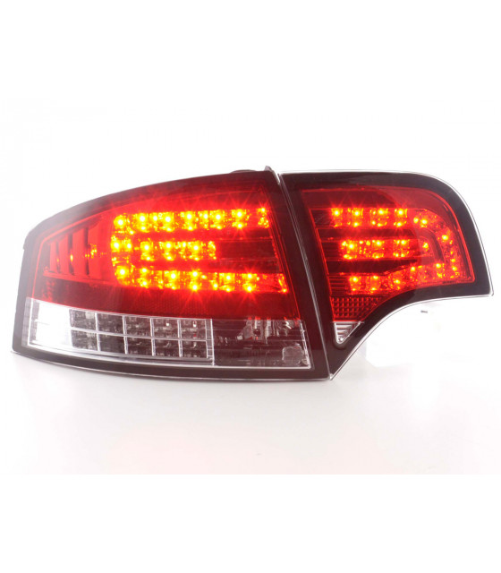 Feux arrières - Kit feux arrières à LED Audi A4 berline type 8E 04-07 rouge /