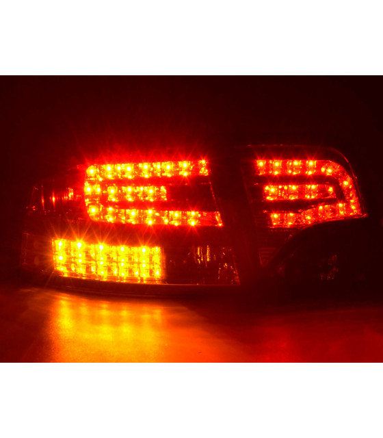 Feux arrières - Kit feux arrières à LED Audi A4 berline type 8E 04-07 rouge /