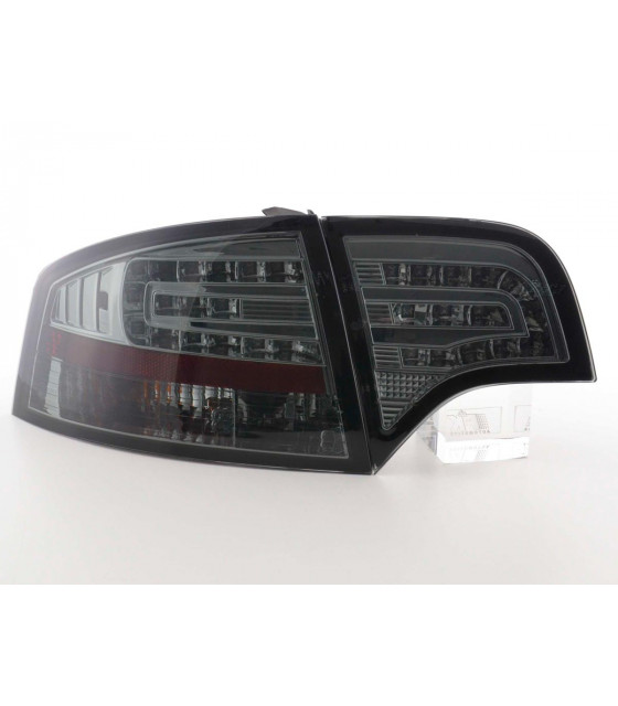 Feux arrières - Kit feux arrières LED Audi A4 berline type 8E 04-07 noir…