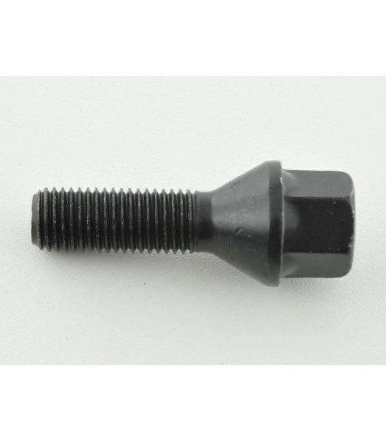 Radschraube einzeln Schaftlänge 32mm Kegelbund schwarz M14x1,5