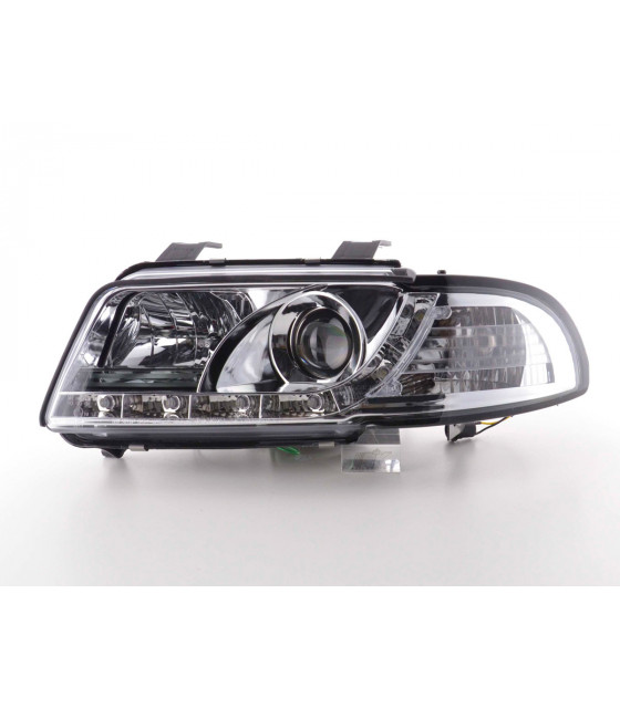 Phares - Phare Daylight LED Feux Diurnes Audi A4 B5 8D 94-99 chrome…