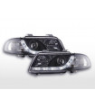 Phares - Phares Daylight LED Feux de jour LED Audi A4 B5 8D 94-99 noir…