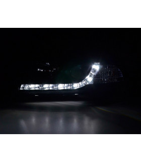 Phares - Phares Daylight LED Feux de jour LED Audi A4 B5 8D 94-99 noir…