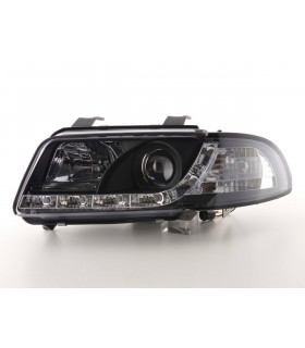 Phares - Phares Daylight LED Feux de jour LED Audi A4 B5 8D 94-99 noir…