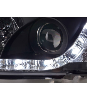 Phares - Phares Daylight LED Feux de jour LED Audi A4 B5 8D 94-99 noir…