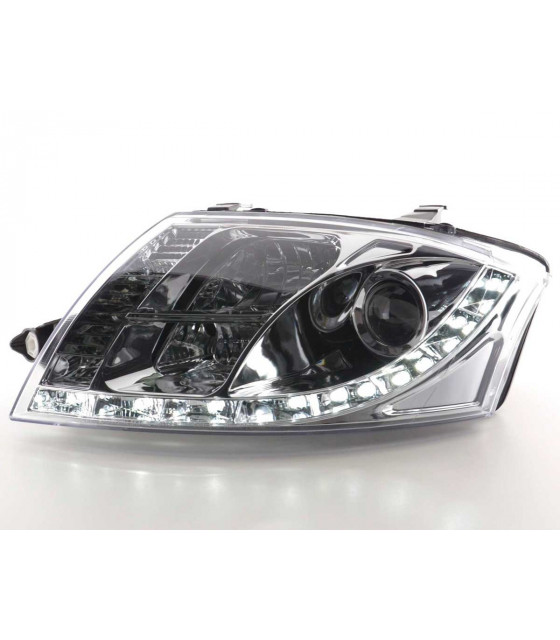 Phares - Phares Daylight LED feux de jour Audi TT type 8N 99-05 chrome…