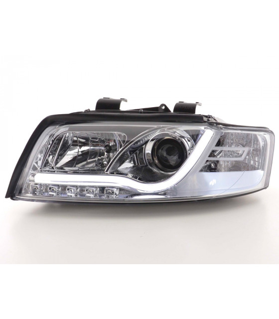 Phares - Phare Daylight LED DRL look Audi A4 type 8E 01-04 chrome…